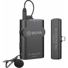 Boya Djı Osmo Action 2, 3, 4, 5, 6 Uyumlu Kablosuz Yaka Mikrofonu