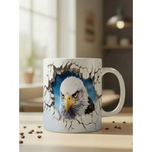 Nivra Grup Kartal Temalı 3D Baskılı Porselen Kupa Bardak