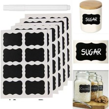 24 Adet Çok Amaçlı Kalemli Etiket - Baharat Etiketi Silinebilir Kolay Yapışkanlı