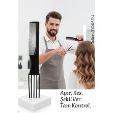 Kuaförü Saç Kesim Tarağı - Profesyonel | Krepe, Ayırma ve Şekillendirme Tarağı