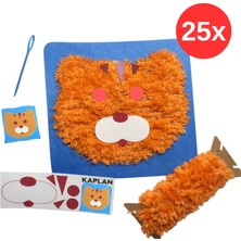 Kidose Kreş ve Okul Öncesi Için Kaplan Punch Dikiş Kiti | Eğitici Toplu Etkinlik