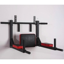 Feyza Design Çok Fonksiyonlu Duvar Barfiks Aleti, Siyah, 80-100 Cm, Montaj Seti