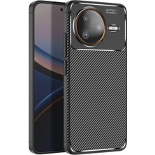 Teleplus Xiaomi Poco F7 Ultra Kılıf Negro Karbon Tasarım Silikon