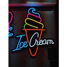 Kamer Neon LED Işıklı Ice Cream