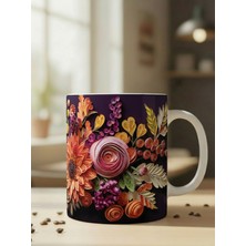 Nivra Grup Çiçek Desen Kupa