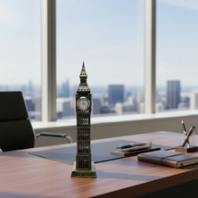 Maks Toys Dekoratif Vintage Metal Londra Big Ben Saat Kulesi Retro