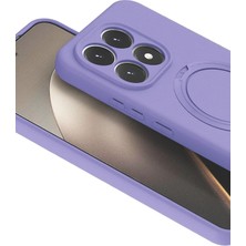 Öz Teknoloji Oztek  Xiamoı Mi 15T Regal Magsafe Standlı Kapak - Lila 525419