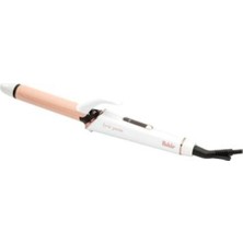 Feyza Design Saç Maşası, Beyaz Renk, Dalga ve Bukle Şekillendirme Aleti