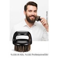 At Kılı Sakal Tarama Tıraş Temizlik Fırçası Absolute Professional