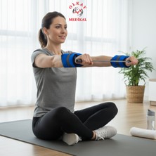 Feyza Design Iki Adet Mavi 0,5kg El ve Ayak Bilek Ağırlığı, Rehabilitasyon Için