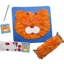 Kidose Çocuklar Için Kaplan Temalı Punch Dikiş Kiti | Anaokulu ve Kreş Etkinliği