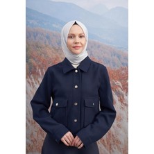 Armanda Monogram Desen Şal 3098-GÜMÜŞ