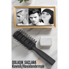 Nano Dolaşık Saç Tarağı Kavisli Havalandırmalı