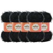 5 Adet Sp-Samur Sakal Lif Ipliği 430 SIYAH-100 GR-100 mt