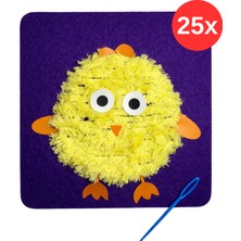 Kidose Kreş ve Okul Öncesi Için Civciv Punch Dikiş Kiti | Eğitici Toplu Etkinlik