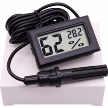 Dijital Ekranlı Sıcaklık ve Nem Ölçer Termometre Higrometre Kuluçka Elektronik Cihaz