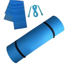 Feyza Design Çoklu Pilates Seti: Mat, Atlama Ipi ve Direnç Lastiği ile Sağlıklı Egzersiz