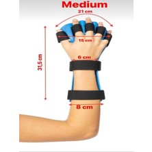 Feyza Design El Bileği ve Parmak Ateli, Medium, Sağ El, Termoplastik, Konforlu Kullanım