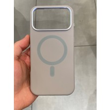 Iphone 17 Pro Max Uyumlu Magsafe Şarj Destekli Içi Kadife Silikon Kılıf Magsafe Telefon Kılıfı