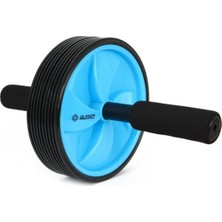 Feyza Design Mavi Ab-31 Ab Slider Egzersiz Tekerleği, Güç ve Esneklik Artırıcı