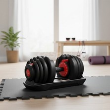 Feyza Design 40 kg Ayarlanabilir Mekanizmalı Dambıl Seti ile Güç ve Esneklik