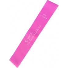 Feyza Design Şeker Pembesi Hafif Sert Dirençli Aerobik Band, Egzersiz ve Antrenman Için