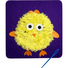 Kidose Çocuklar Için Civciv Temalı Punch Dikiş Kiti | Eğitici ve Eğlenceli El Işi Seti | Anaokulu ve Kreş Etkinliği