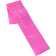 Feyza Design Pembe Hafif Sert Dirençli Aerobik Bant ile Egzersiz Keyfi