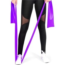 Feyza Design Mor Pilates Bandı 150X15 cm – Güçlendirme ve Esneklik Için Ideal