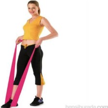 Feyza Design Pilates Bandı Direnç Jimlastik Lastiği, Güç ve Esneklik Artırıcı