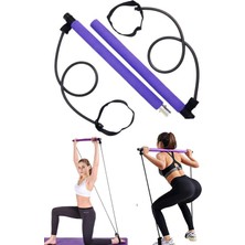 Feyza Design Sağlam ve Kullanışlı Pilates Barı ve Bel Kemeri Seti, Evde Egzersiz Keyfi