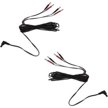 Feyza Design Tens Ems Kablosu, Pin Girişli, 4 Çıkışlı, 2 Adet Set