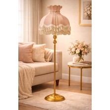 Aura Pembe Klasik Lambader-Altın Ayak