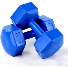 Feyza Design Mavi 2X3KG Hafif ve Dayanıklı Fitness Dambıl Seti