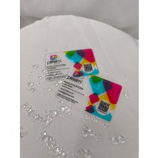 Plexim Kişiye Özel Şeffaf Kartvizit 100 Adet – Uv Baskılı Pleksi