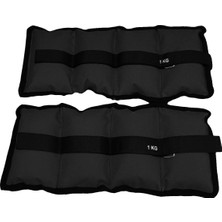 Feyza Design 1 kg x 2 Adet Bilek ve Ayak Ağırlık Seti Siyah