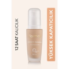 Flormar Yoğun Kapatıcı Su Bazlı Fondöten (Soğuk Alt Ton) - Perfect Coverage Foundation - 100 - 8690604365890