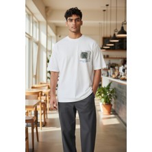 Strength Wear Everything You Do It Oversize Beyaz T-Shirt