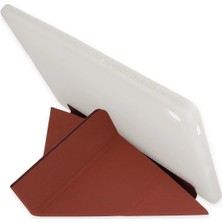 Öz Teknoloji Oztek  Samsung Galaxy P610 Tab S6 Lite 10.4 Kılıf Kalemlikli Mars Tablet Kılıfı - Mürdüm 5254