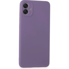 Öz Teknoloji Oztek  Samsung Galaxy A05 Kılıf First Silikon - Lila 525419