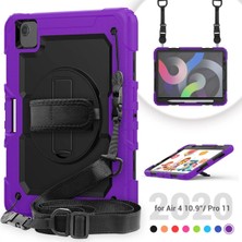 Öz Teknoloji Oztek  iPad Pro 11 (2020) Kılıf Pars Tablet Kapak - Mor 525419