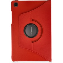 Öz Teknoloji Oztek  Samsung Galaxy  Tab A7 10.4 Kılıf 360 Tablet Deri Kılıf - Kırmızı 525419