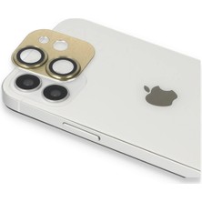 Öz Teknoloji Oztek  Iphone 11 Pers Alüminyum Kamera Lens - Gold 525419