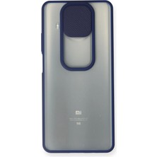 Öz Teknoloji Oztek  Xiamoı Mi 10T Lite Kılıf Palm Buzlu Kamera Sürgülü Silikon - Lacivert 525419