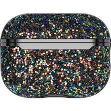 Öz Teknoloji Oztek  Airpods 2 (2.nesil) Bright Simli Airpods Kapak - Siyah 525419