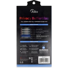 Öz Teknoloji Oztek  Iphone 14 Pro Max Buffer Hayalet Cam Ekran Koruyucu - Siyah 525419