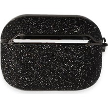 Öz Teknoloji Oztek  Airpods Pro (1.nesil) Spell Simli Kılıf - Siyah 525419