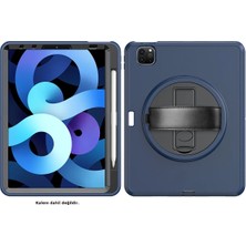 Öz Teknoloji Oztek  iPad Pro 11 (2018) Kılıf Hand Strap Tablet Kılıfı - Lacivert 525419