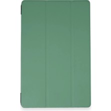Öz Teknoloji Oztek  Samsung Galaxy T970 Tab S7 Plus 12.4 Kılıf Tablet Smart Kılıf - Koyu Yeşil 525419