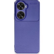 Öz Teknoloji Oztek  Huawei Nova 12 Se Kılıf Auto Focus Karbon Kapak - Lacivert 525419